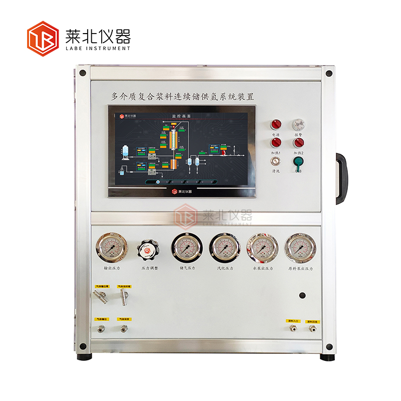 復合漿料連續儲供氫系統固定床裝置