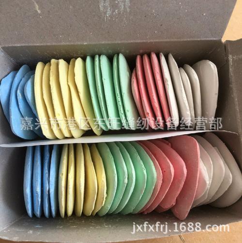 彩色劃粉白色劃粉劃粉片畫(huà)衣粉剪裁劃線粉筆三角畫(huà)粉服裝輔料工具